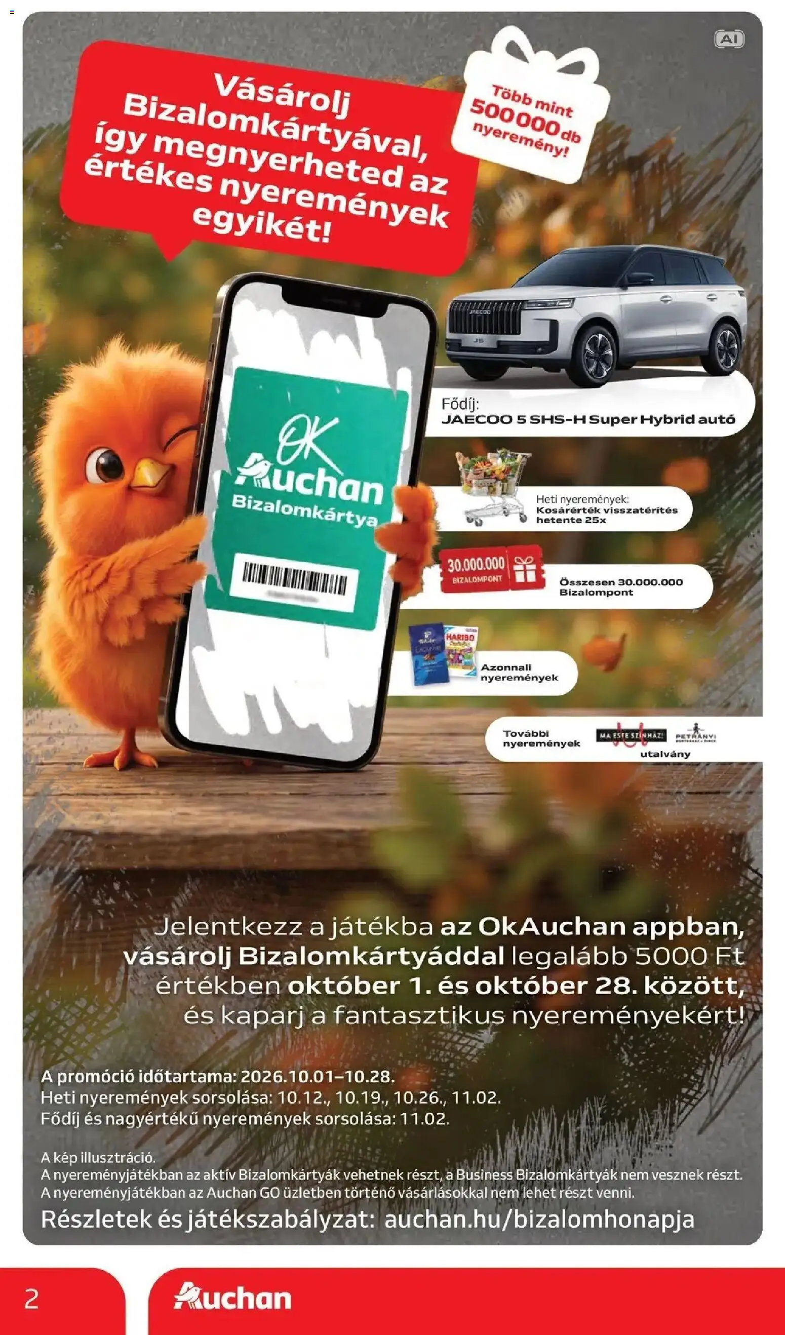 Auchan - Auchan akciós újság Szolnok megtekintése, amely érvényes 2026.10.15.-től