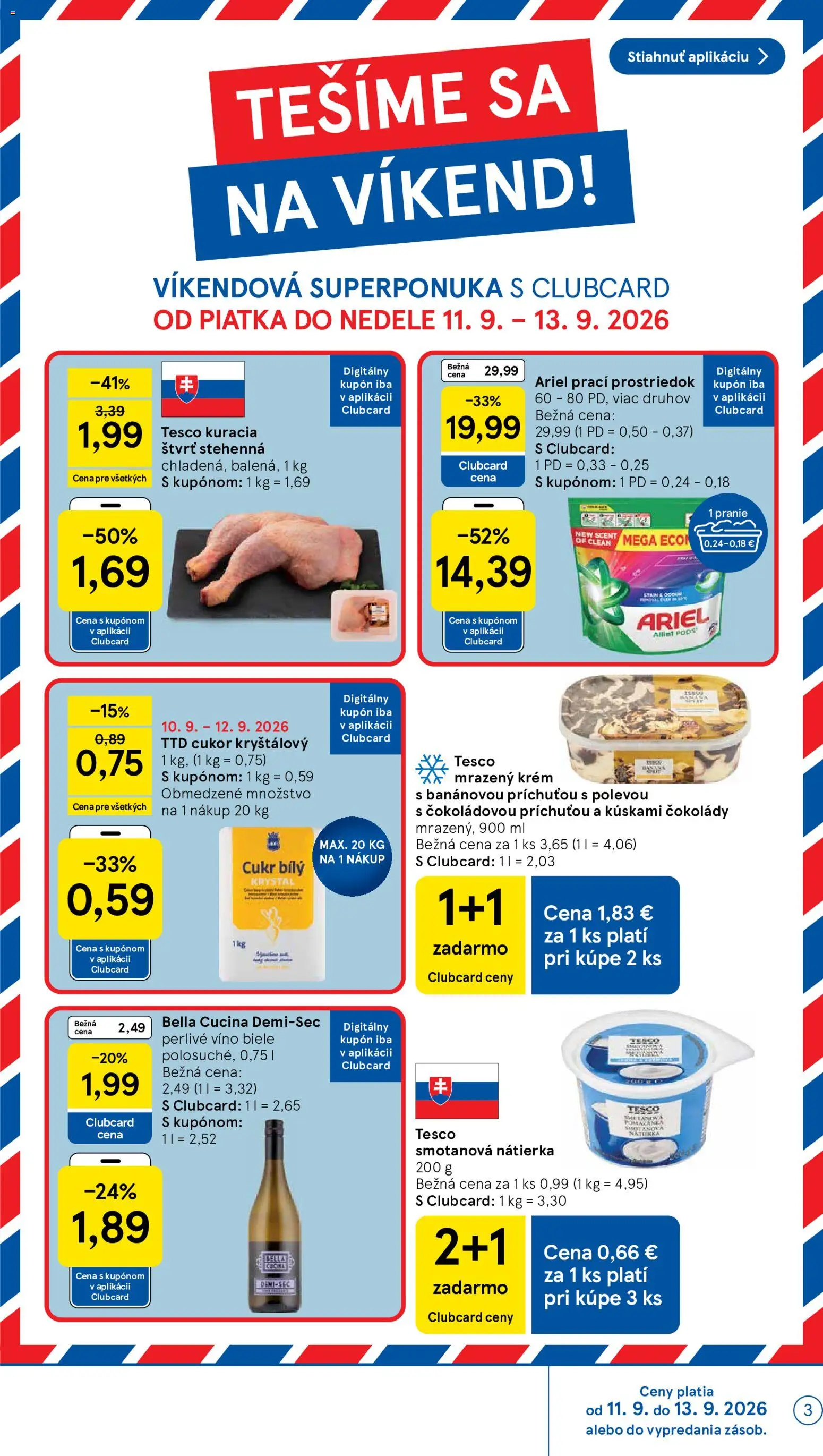 Náhľad Tesco letáku platného od 09.09.2026
