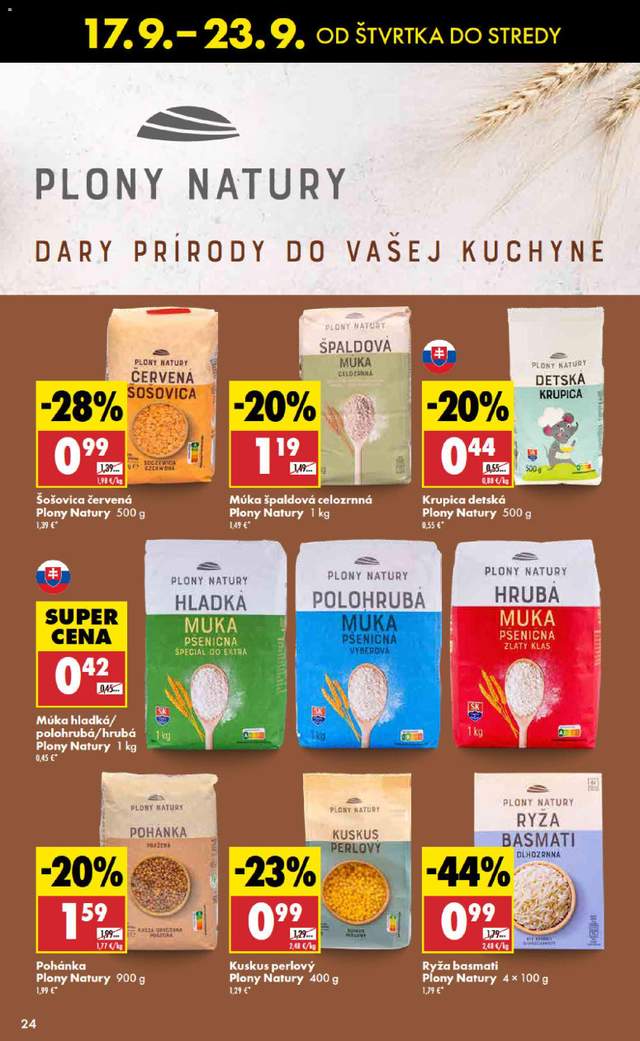 Nový Biedronka leták od 17.09.