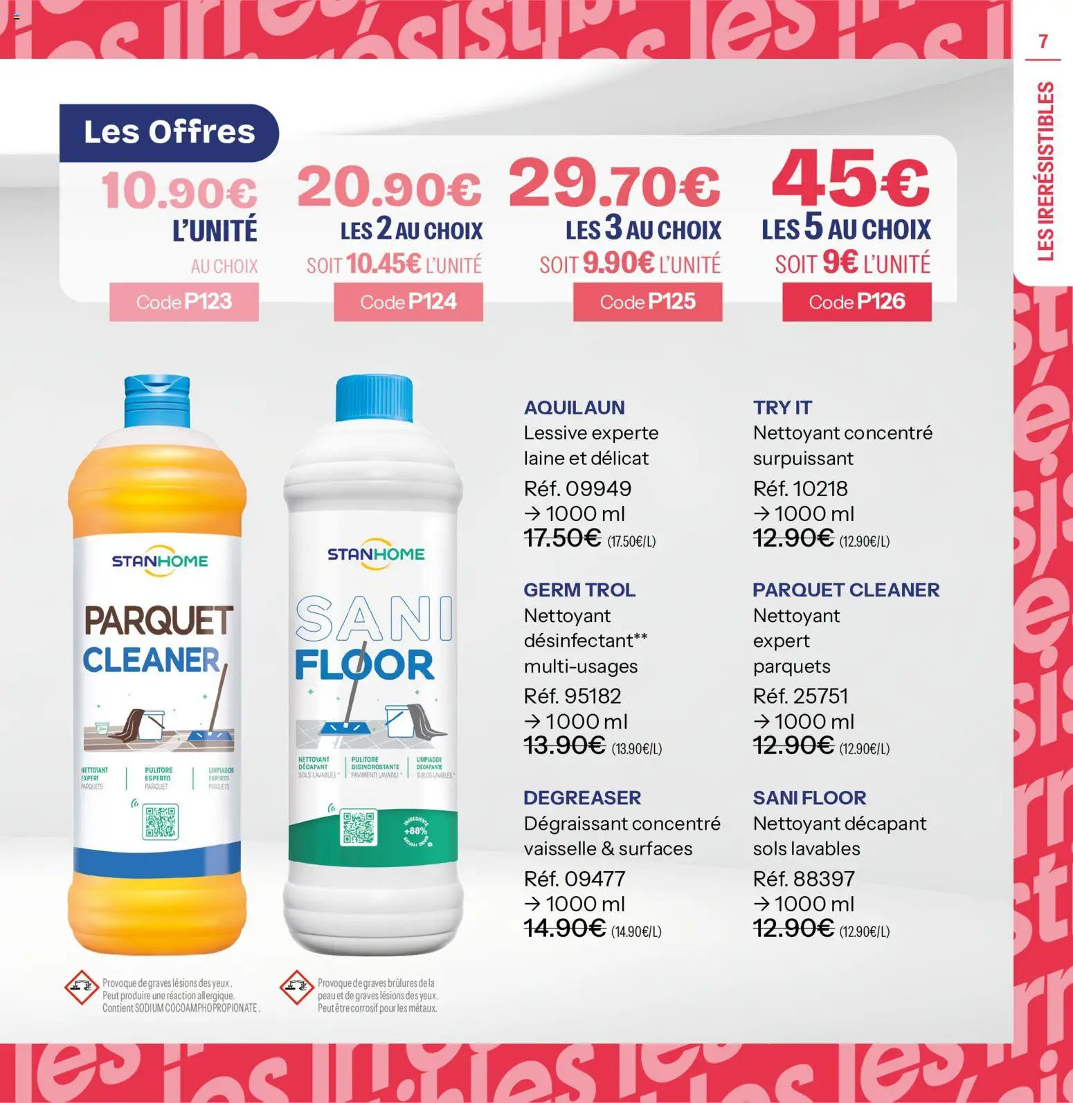 Prévisualisation de Stanhome catalogue du magasin Stanhome formulaire valide 31/08/2026 - Parquet, Vaisselle, Lessive, Dégraissant, Décapant