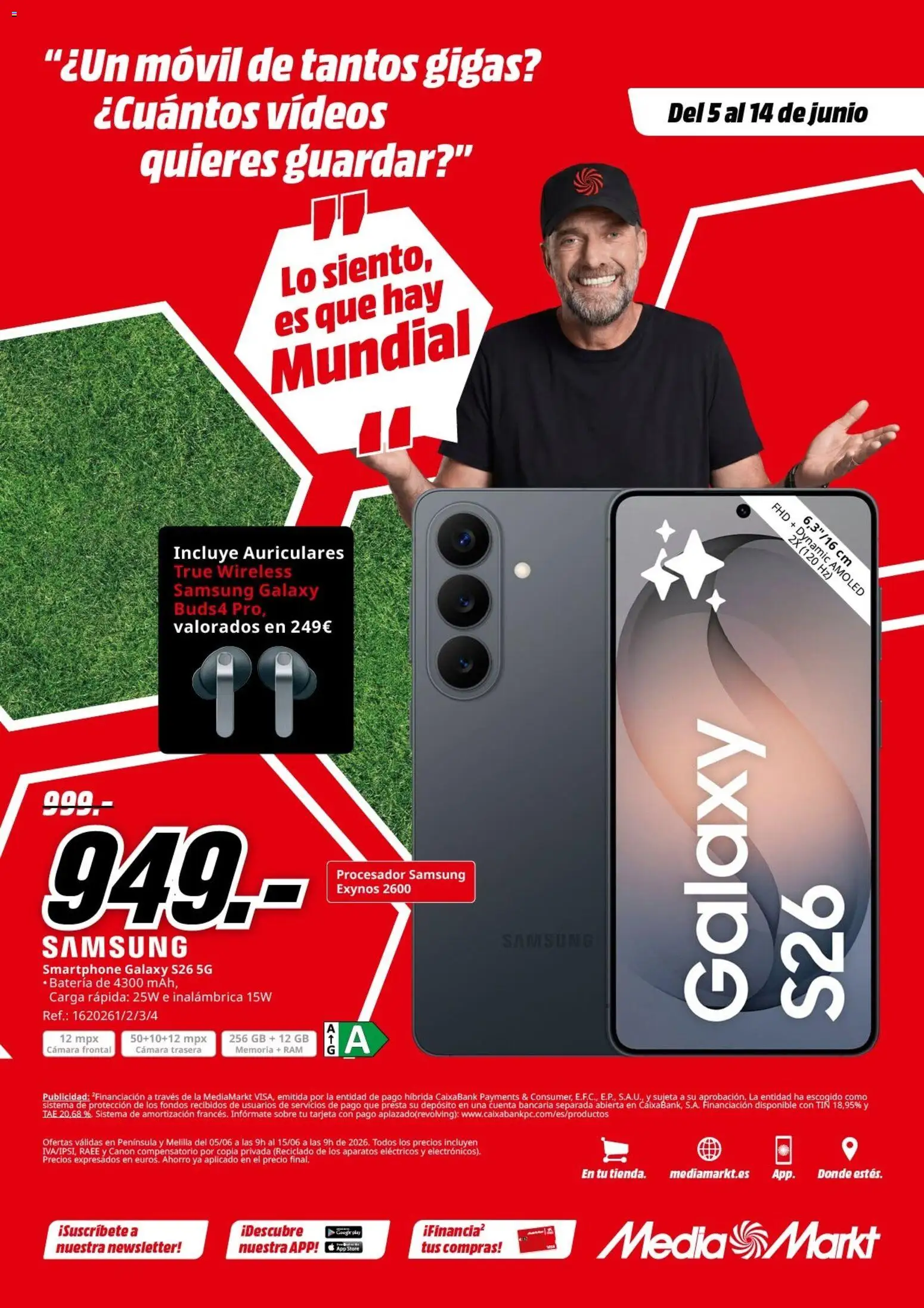 Vista previa del folleto de la tienda Media Markt válido desde el 05/06/2026 - Móvil, Cámara, Batería, Auriculares, Smartphone