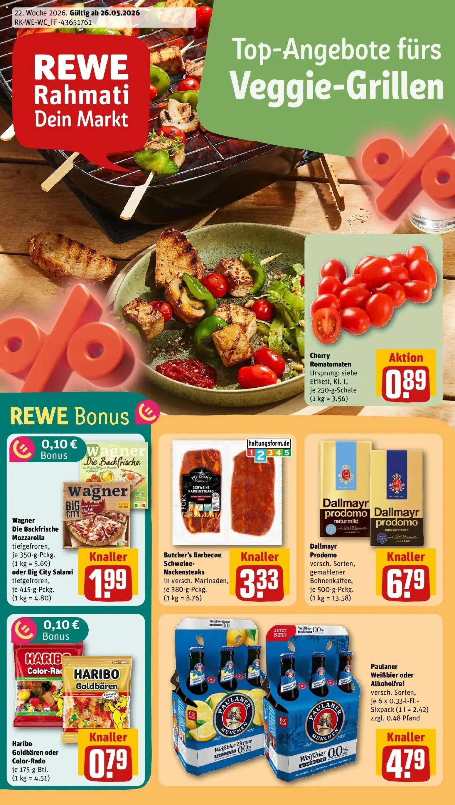 Vorschau von dem Prospekt des Geschäftes Rewe, gültig ab dem 26.05.2026