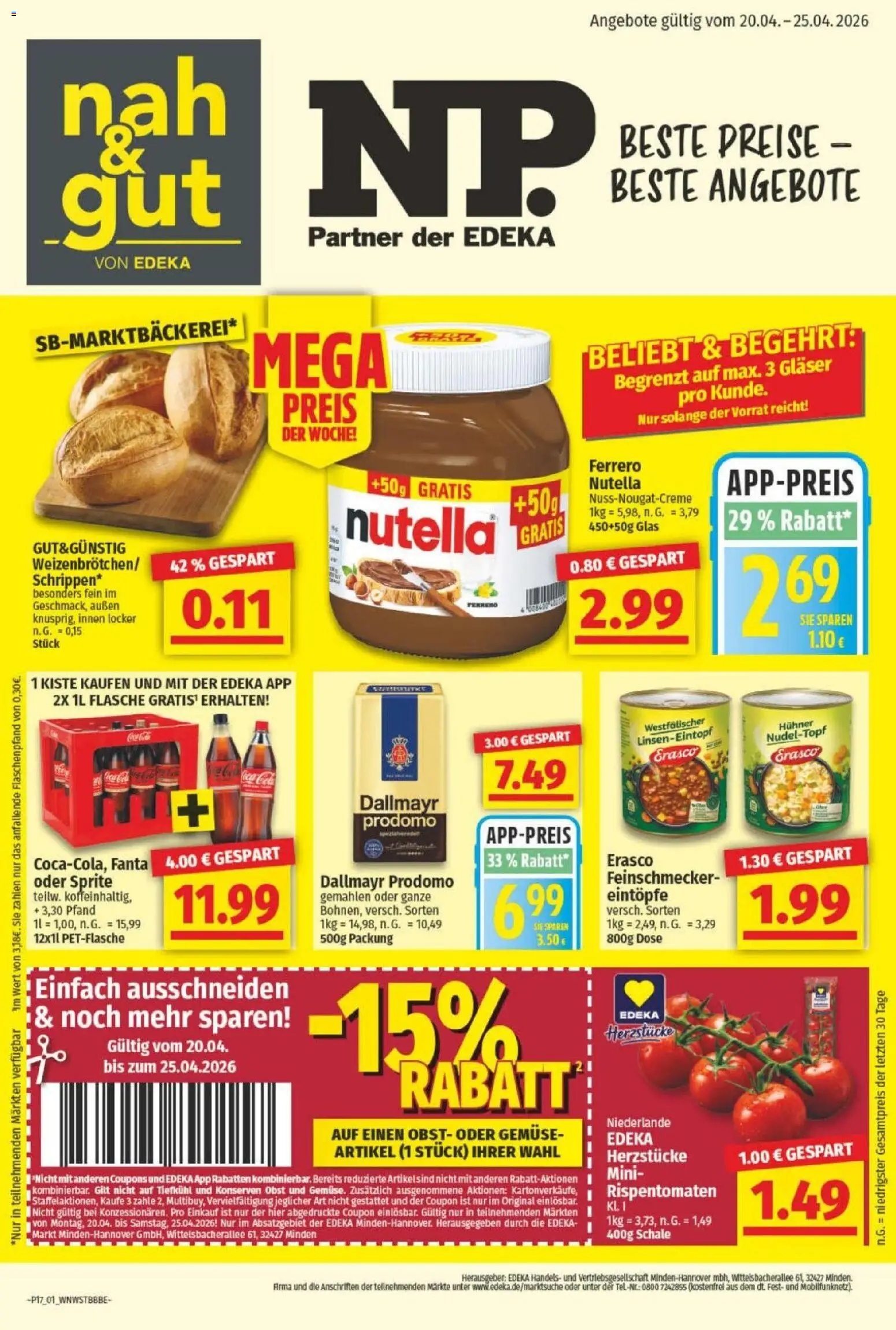 NP Discount Prospekt (vom 20.04.2026 - 25.04.2026)
