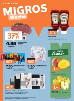 Vorschau des Merkblatts Migros aktionen vom Shop Migros gültig von 07.05.2026 bis 13.05.2026