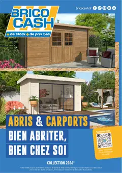 Prévisualisation de Brico Cash Catalogue abris & carports du magasin Brico Cash formulaire valide 19/08/2026