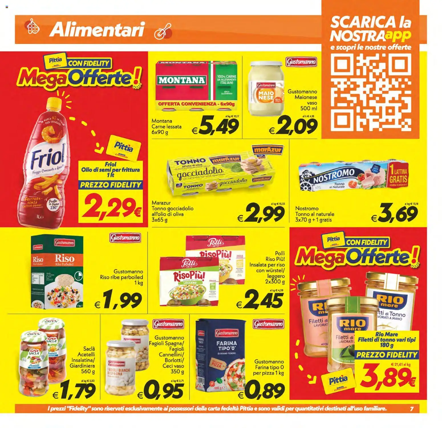 Anteprima dell'opuscolo SuperConveniente volantino Catania, Misterbianco dal negozio SuperConveniente valido da 01/09/2026 - Fagioli, Carne, Insalata, Olio, Tonno, Ceci, Maionese, Farina
