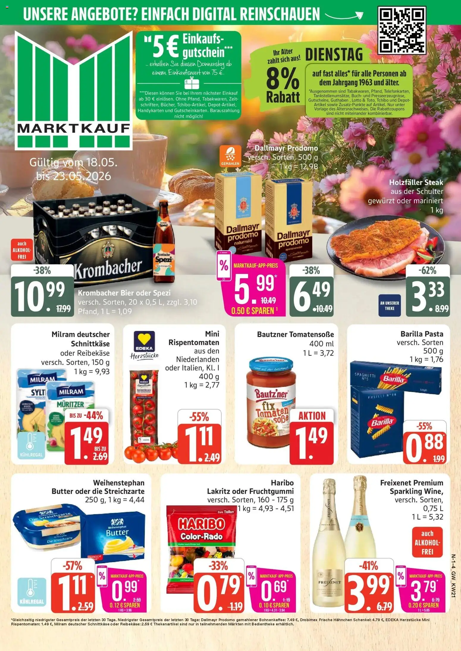 Vorschau von dem Prospekt des Geschäftes Marktkauf, gültig ab dem 17.05.2026