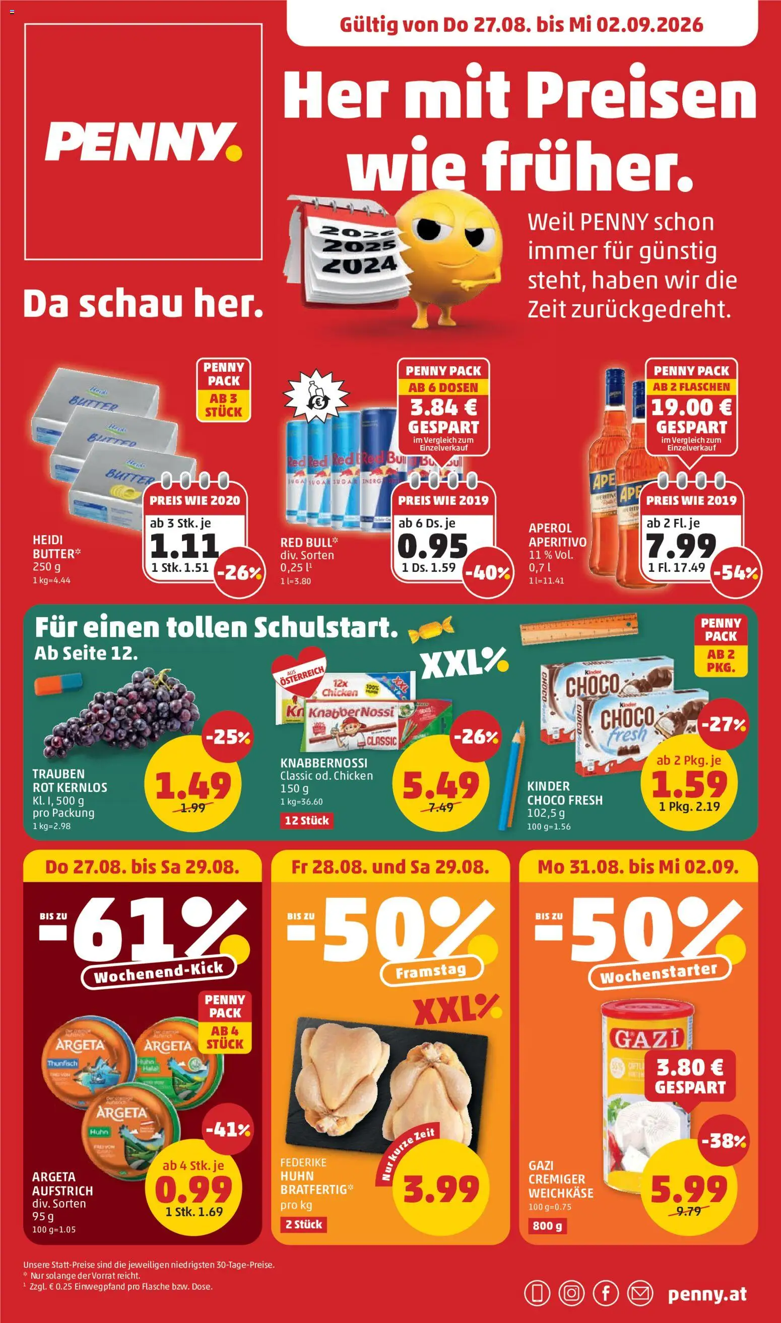 Vorschau der Angebote: Penny Markt Penny Markt Flugblatt gültig ab 27.08.2026