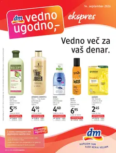Predogled kataloga iz trgovine DM Drogerie Markt veljaven od 14.09.2026