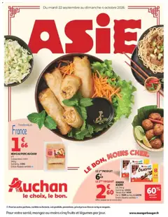 Prévisualisation de Auchan Saveurs d'Asie hypers du magasin Auchan formulaire valide 22/09/2026