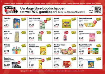 Voorbeeld van Budget Food folder van winkel Budget Food geldig vanaf 10-07-2026