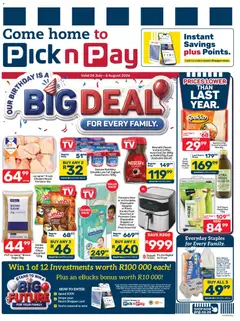 Preview of Pick n Pay flyer valid from 24/07/2026
