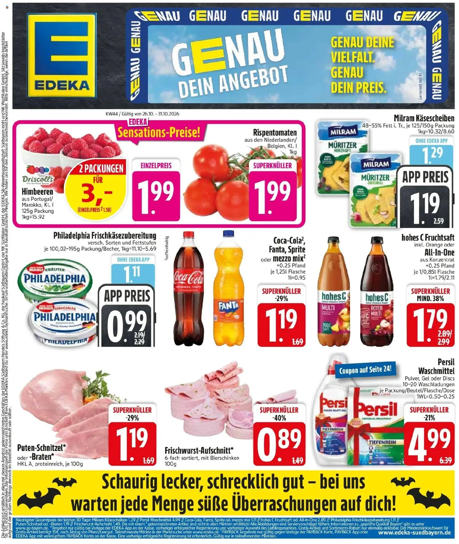 Vorschau von dem Prospekt des Geschäftes Edeka, gültig ab dem 26.10.2026