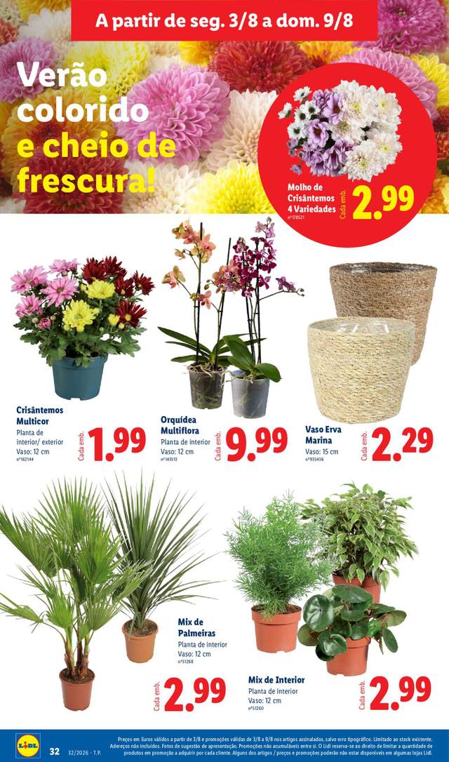 Novo folheto Lidl a partir de 03/08