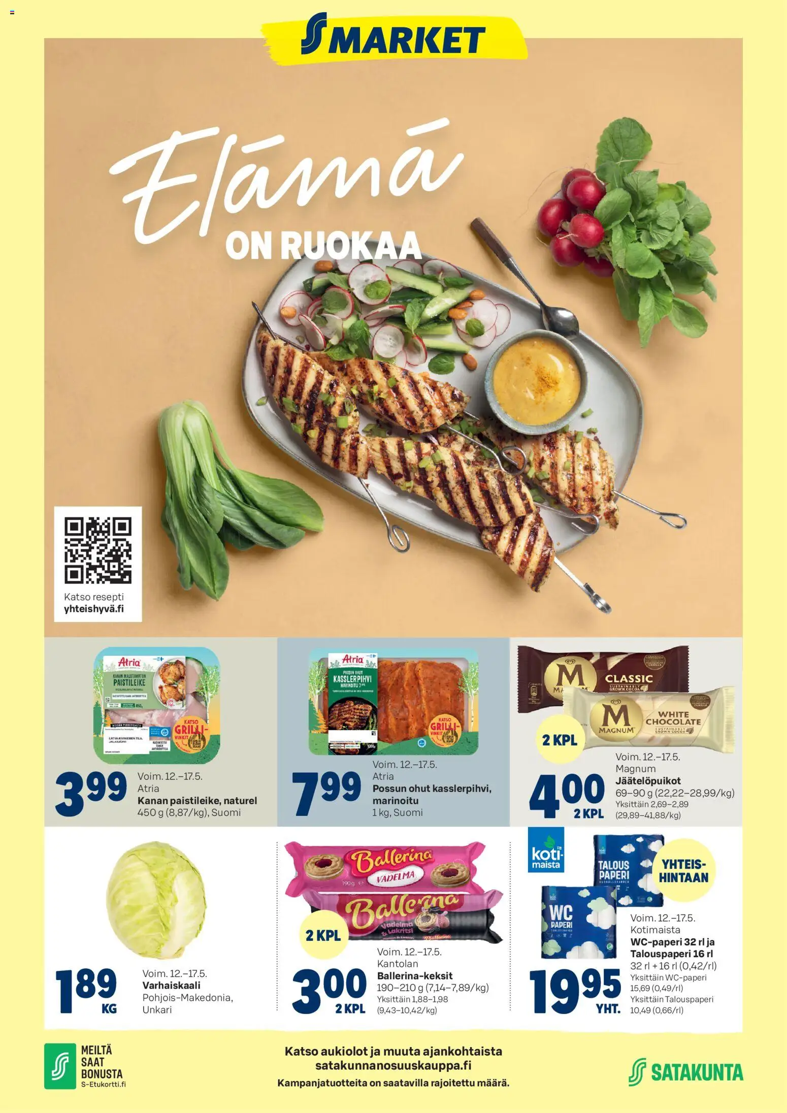 Kaupan S-market S-market tarjoukset - Elämä on ruokaa esikatselu, voimassa 12/05/2026