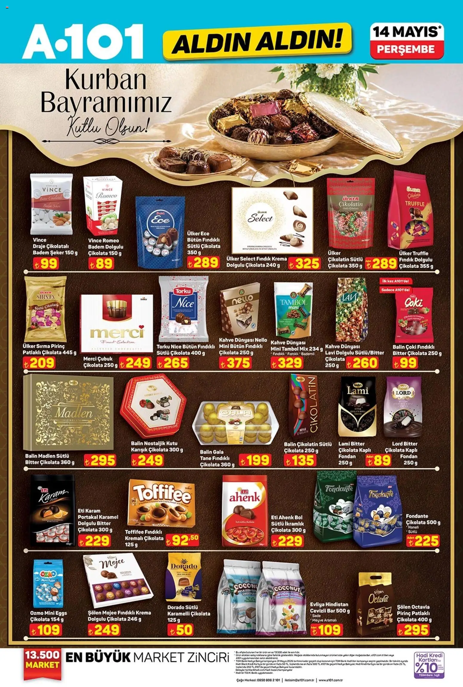 A101 A101 - Katalog Aldın Aldın 14.05.2026 - Broşürünün önizlemesi