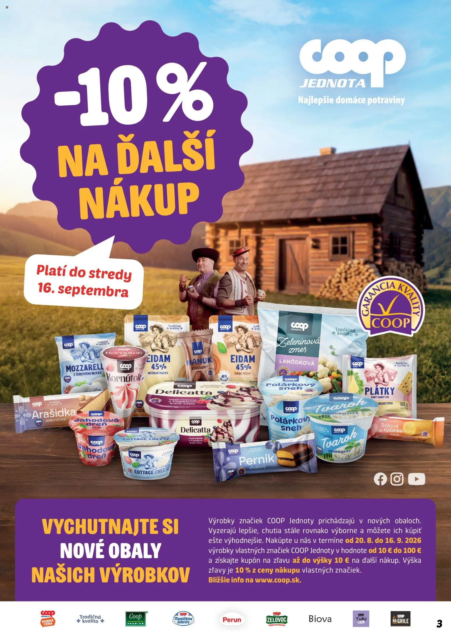 Náhľad COOP Jednota letáku platného od 10.09.2026