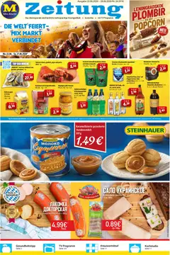 Vorschau von dem Prospekt des Geschäftes Mix Markt, gültig ab dem 22.06.2026