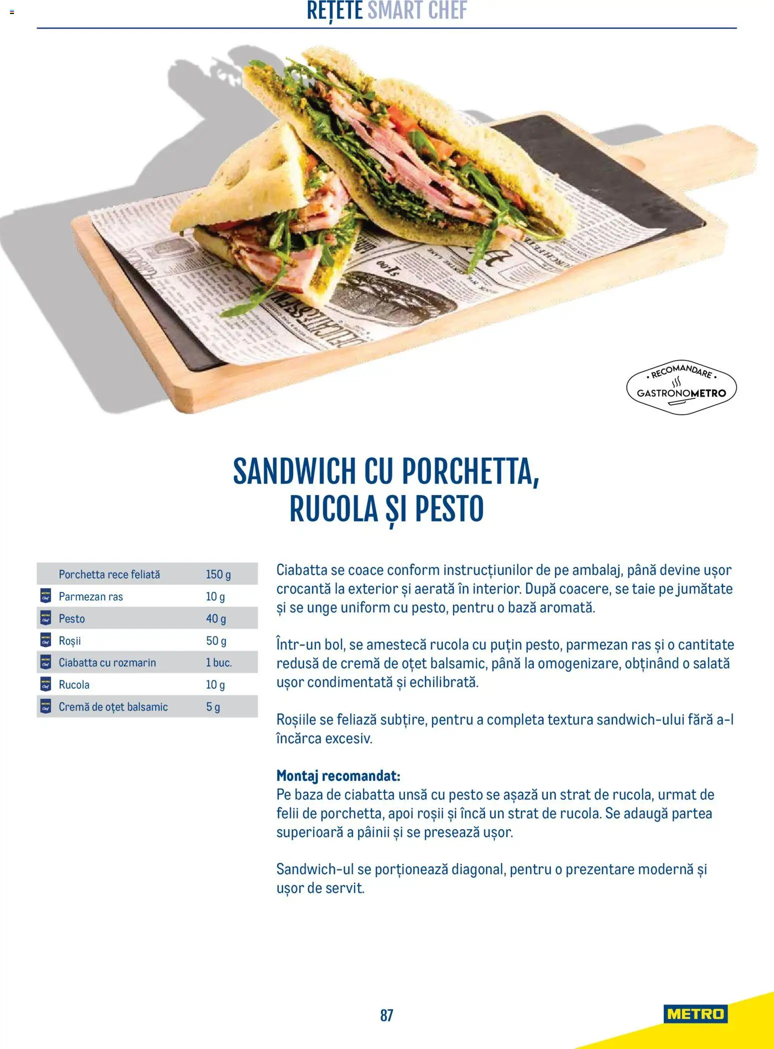 Previzualizarea de cataloage: Metro Metro Catalog Smart Chef valabil de la 21.04.2026 - Parmezan, Salată, Cremă, Roșii, Oțet