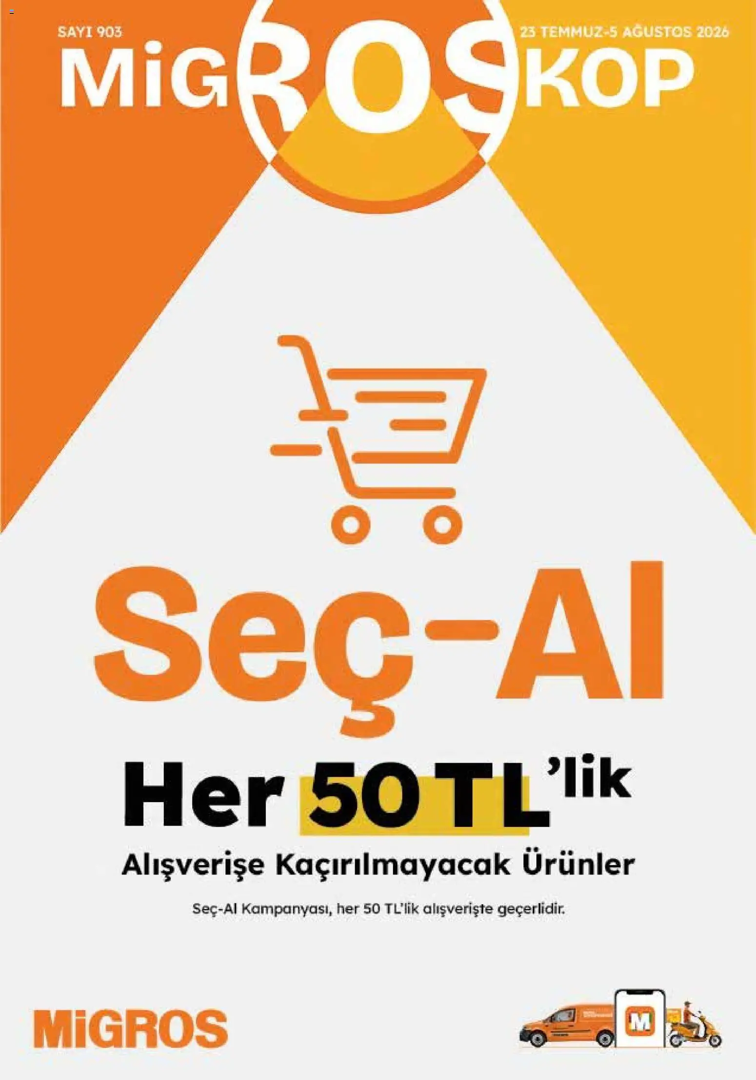 Migros Migros Katalog - Migroskop 23.07.2026 - Broşürünün önizlemesi