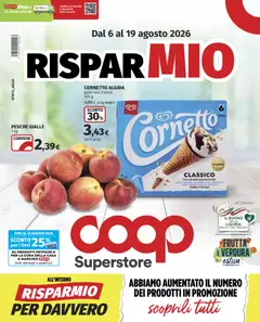 Anteprima dell'opuscolo COOP volantino Superstore Lombardia dal negozio COOP valido da 06/08/2026