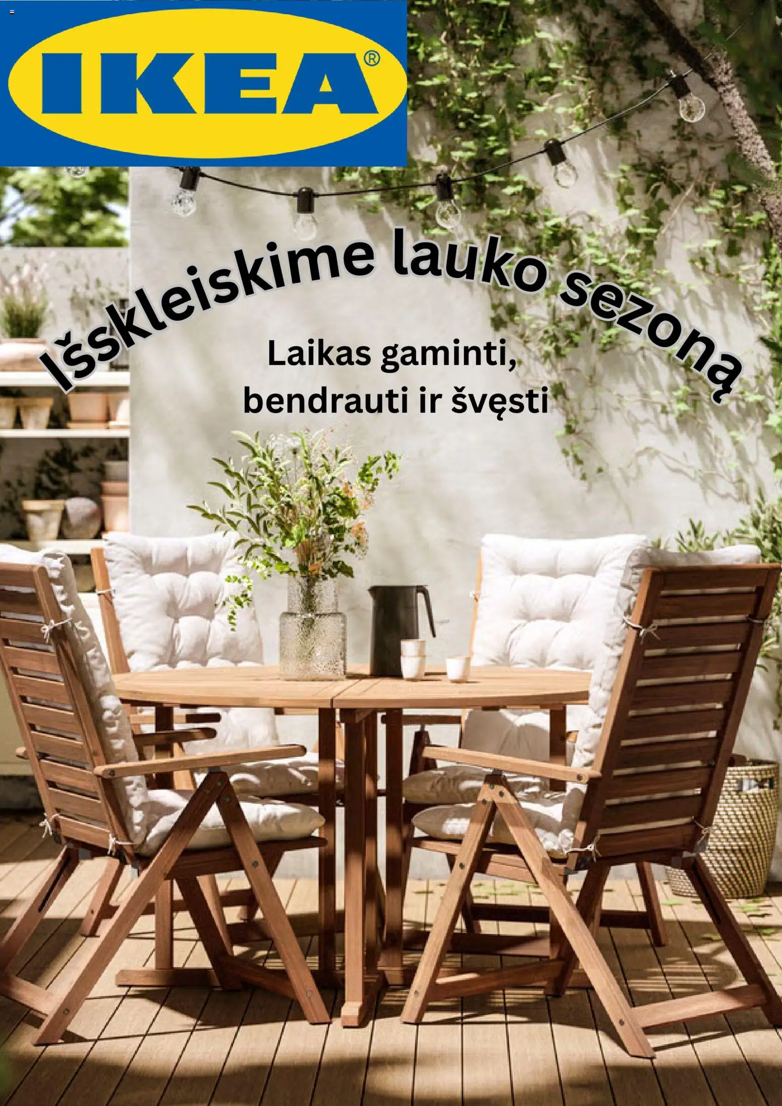 IKEA parduotuvės leidinio IKEA leidinys galiojančio nuo 2026.05.18 peržiūra