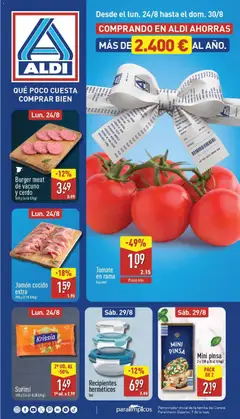 Vista previa del folleto de la tienda Aldi válido desde el 24/08/2026 
