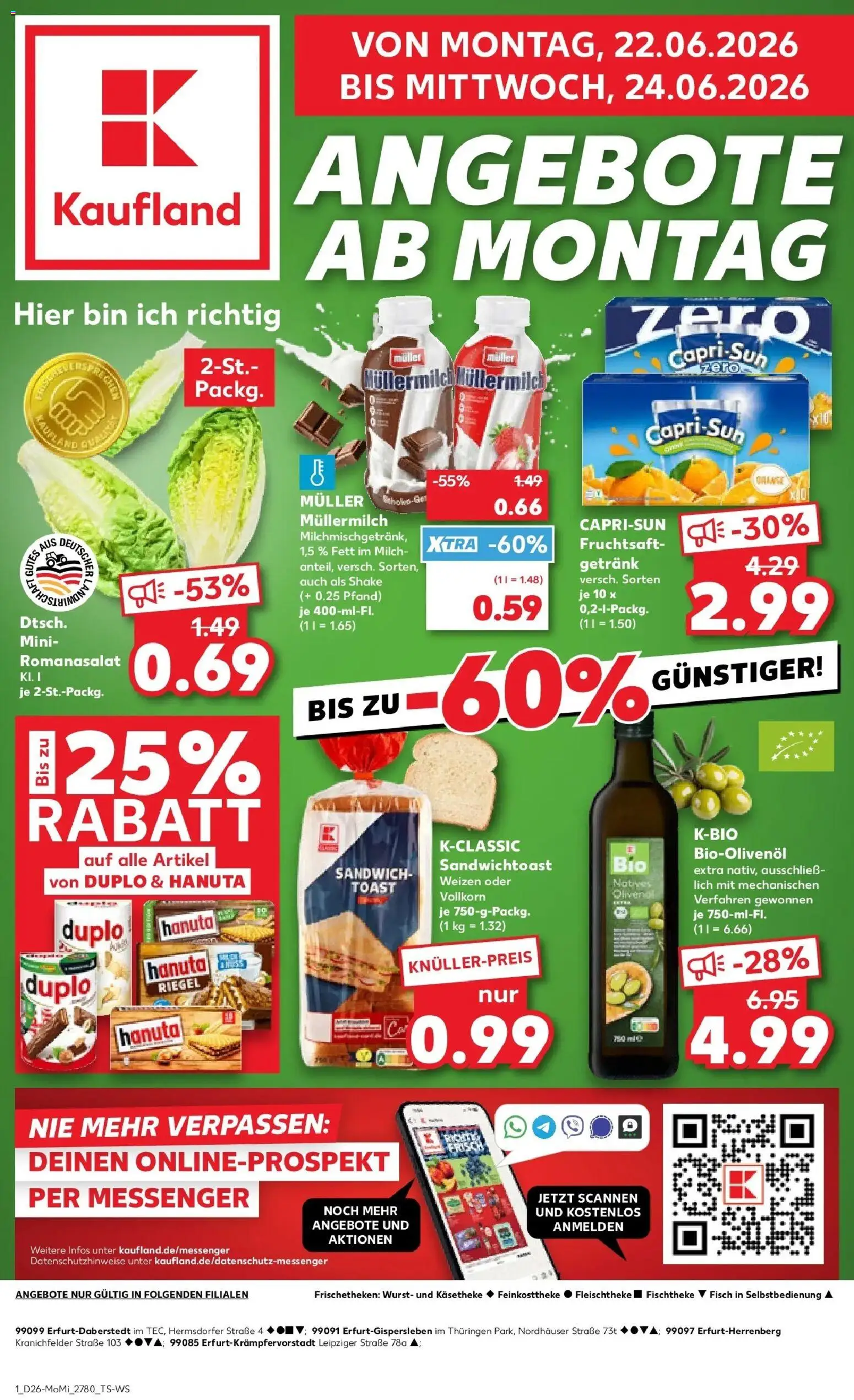 Vorschau von dem Prospekt des Geschäftes Kaufland, gültig ab dem 22.06.2026