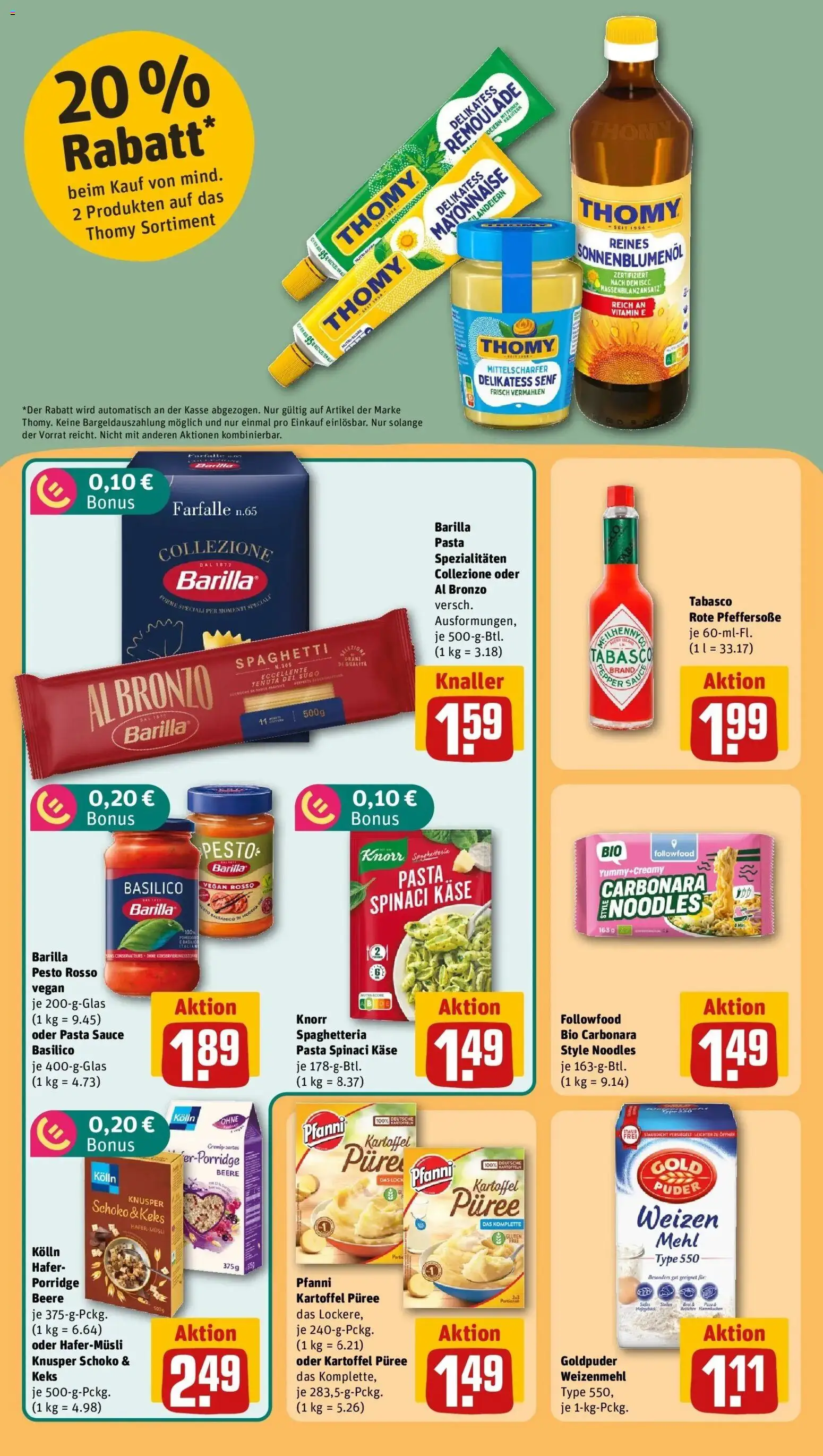 Vorschau von dem Prospekt des Geschäftes Rewe, gültig ab dem 26.10.2026