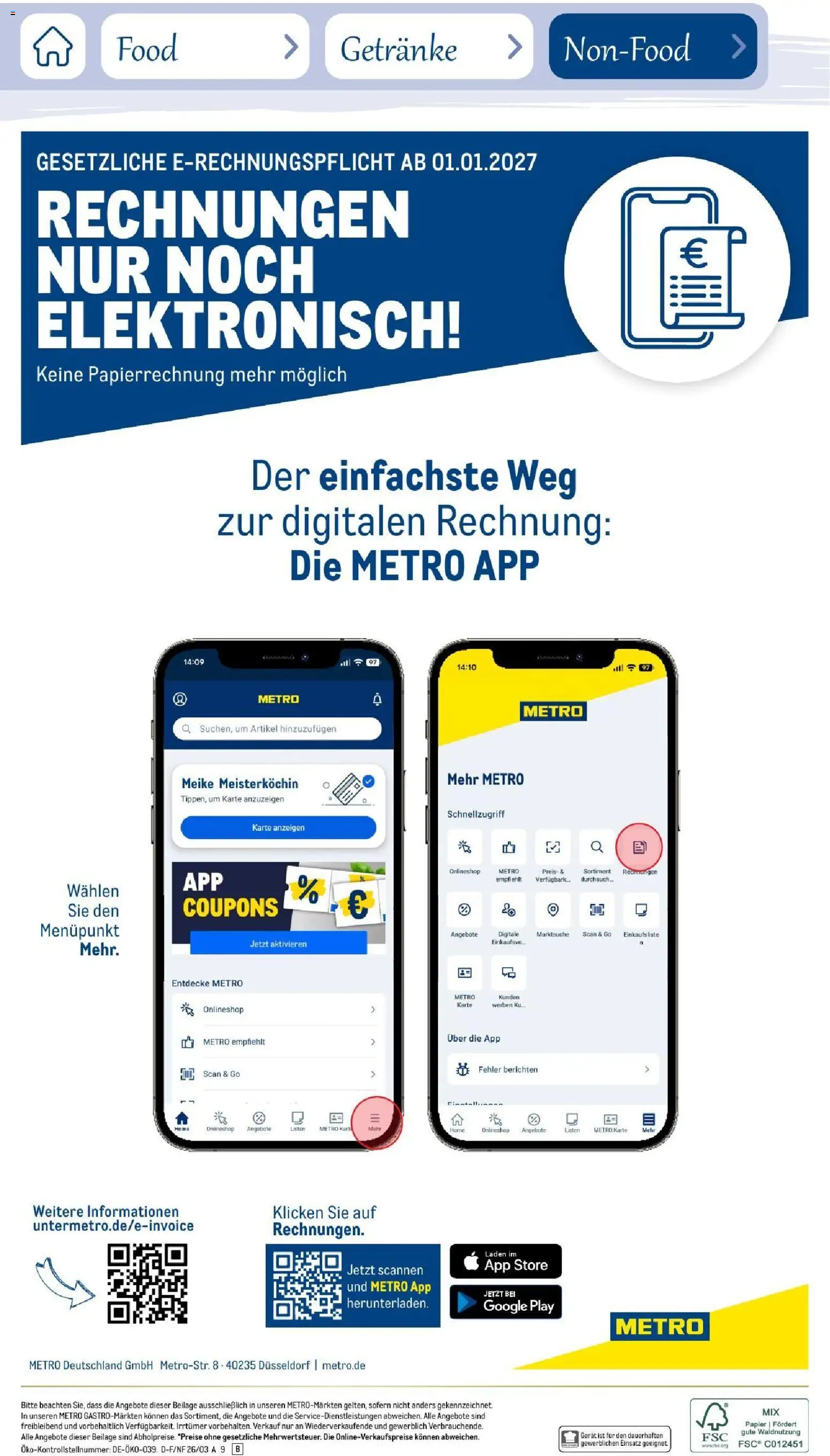 Vorschau von dem Prospekt des Geschäftes Metro, gültig ab dem 01.11.2026