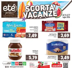Anteprima dell'opuscolo Eté volantino Prime dal negozio Eté valido da 16/07/2026
