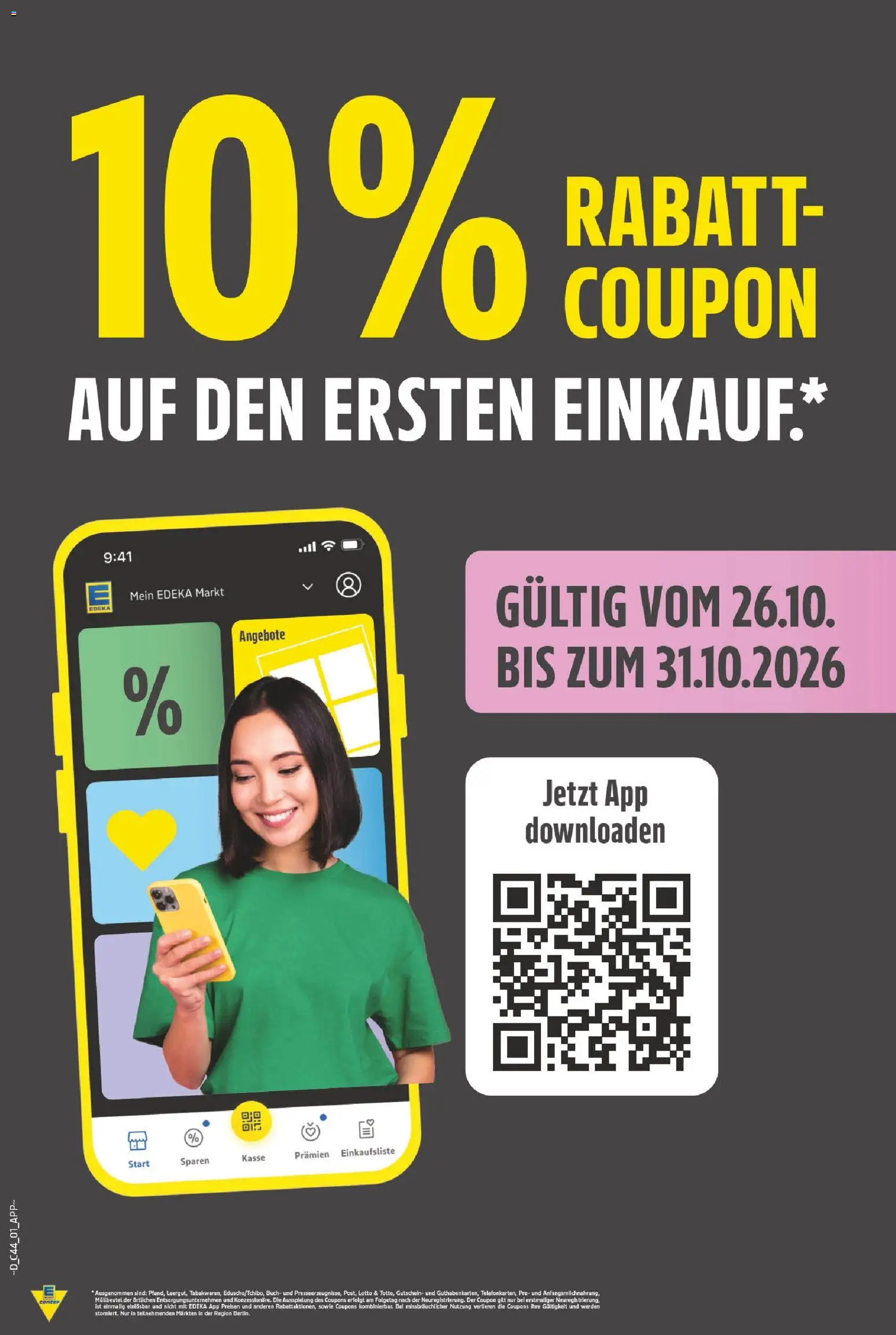 Vorschau von dem Prospekt des Geschäftes E center, gültig ab dem 26.10.2026