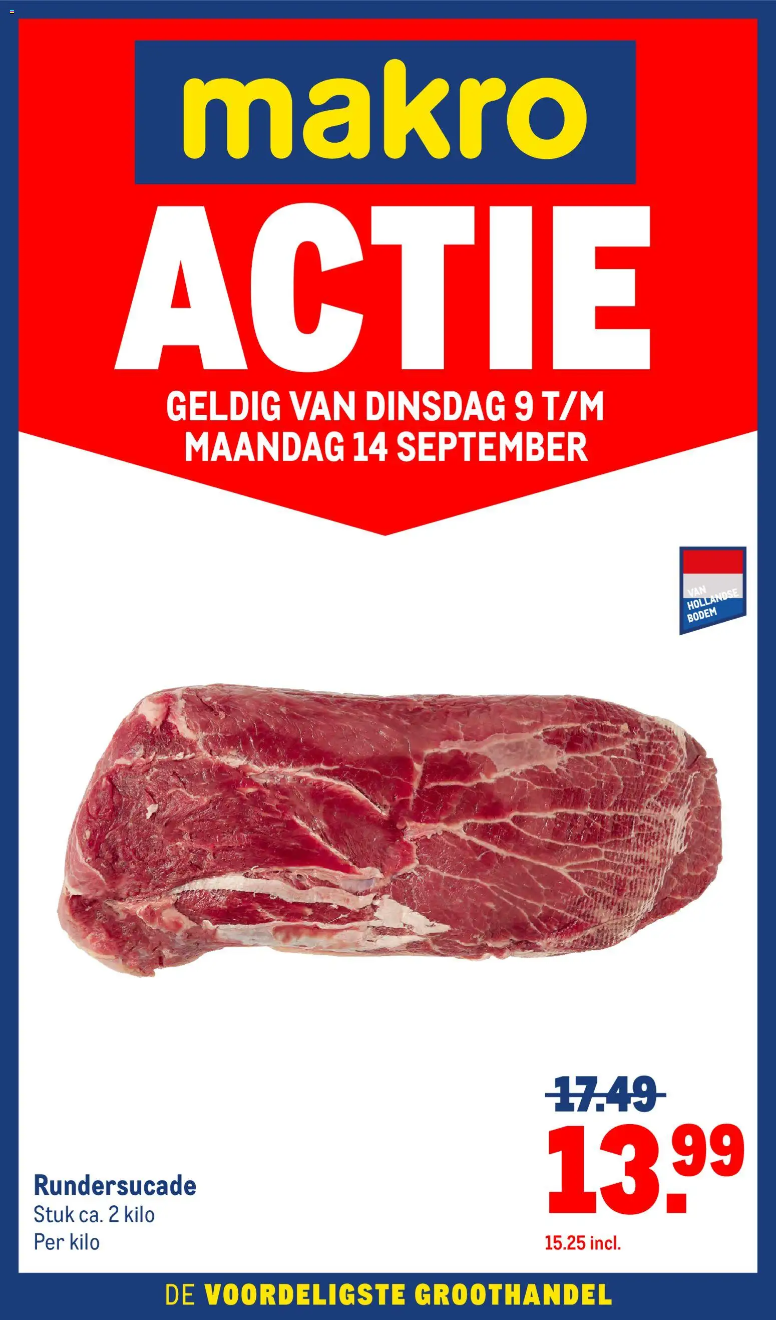 Voorbeeld van Makro folder - Versdeals van winkel Makro geldig vanaf 09-09-2026