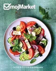 Pregled letka mojMarket katalog trgovine mojMarket vrijedi od 19.08.2026