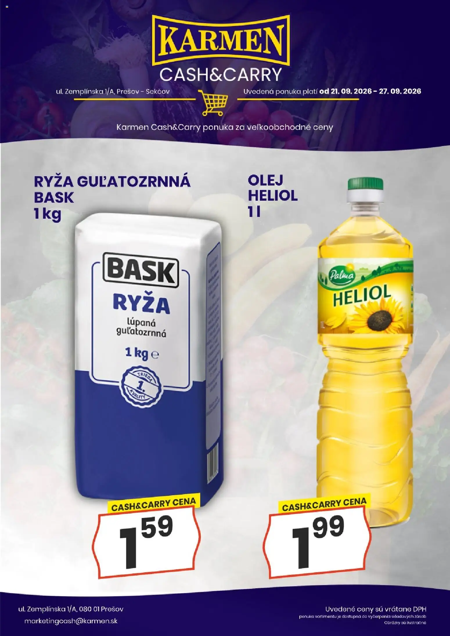Náhľad KARMEN CBA letáku platného od 21.09.2026