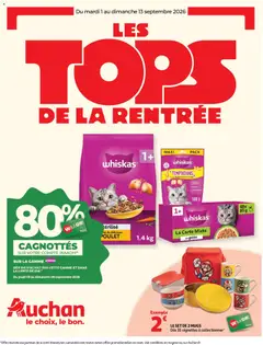 Voorbeeld van Auchan Tops rentrée hypers van winkel Auchan geldig vanaf 01/09/2026