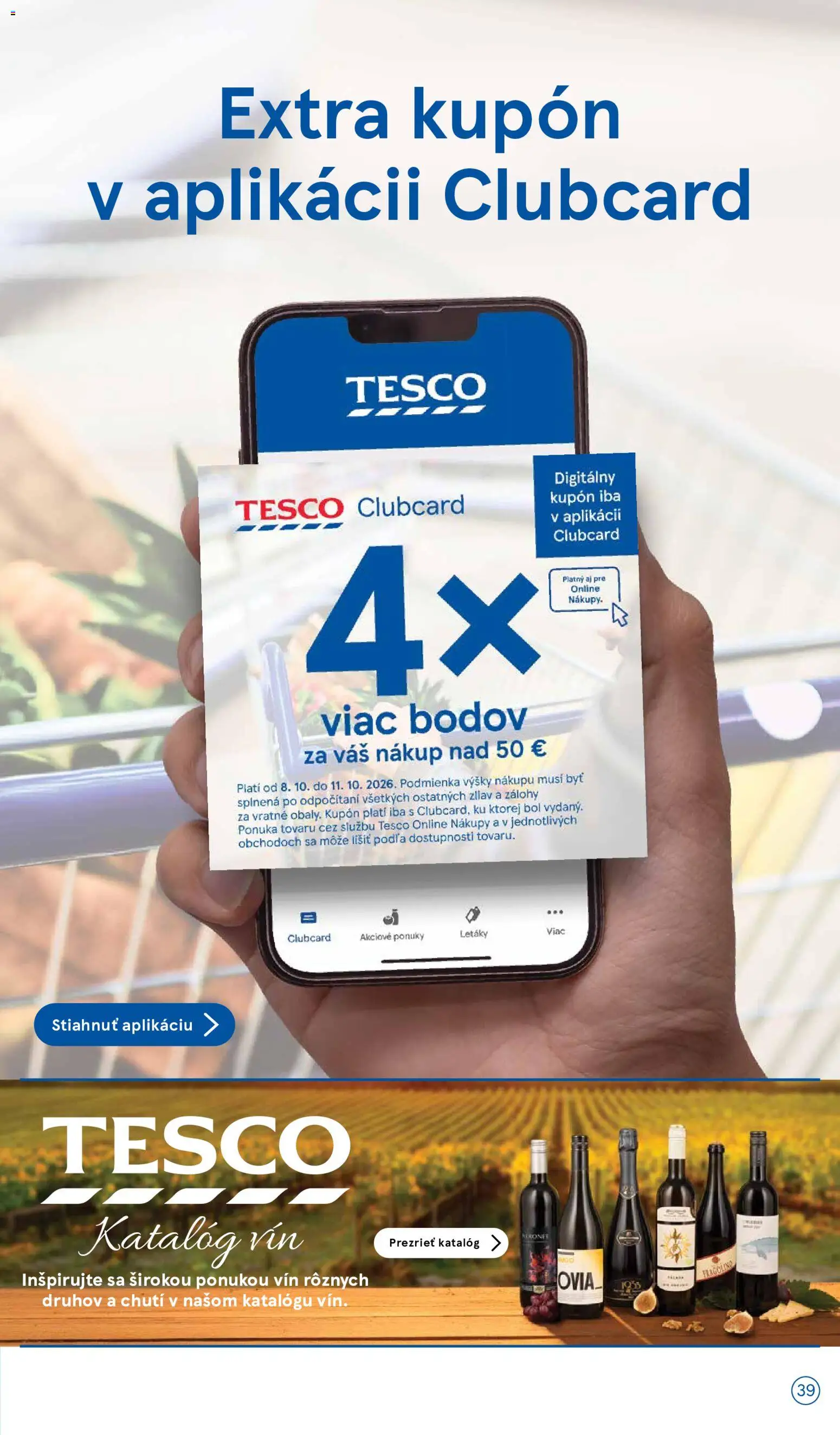 Náhľad Tesco letáku platného od 07.10.2026