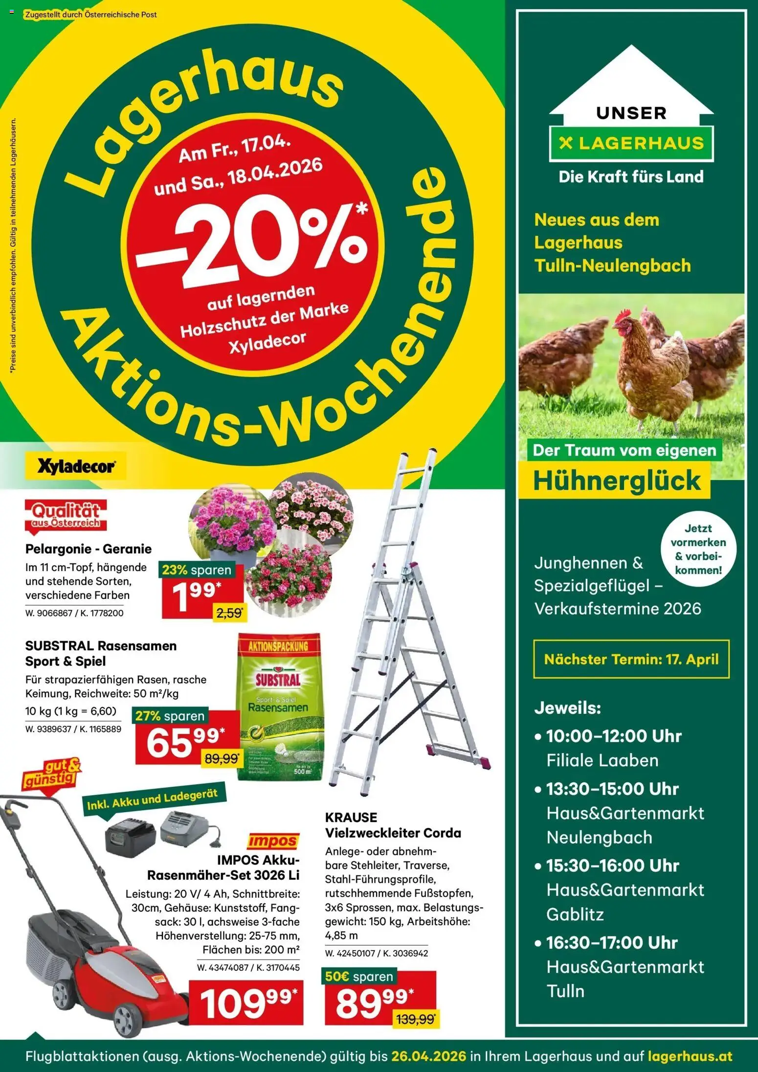 Vorschau der Angebote: Lagerhaus Lagerhaus Wochen Angebote gültig ab 08.04.2026 - Uhr, Spiel, Gewicht