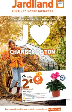 Prévisualisation de Jardiland catalogue du magasin Jardiland formulaire valide 30/09/2026