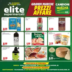 Anteprima dell'opuscolo Elite Supermercati volantino Perugia, Ascoli Piceno dal negozio Elite Supermercati valido da 22/05/2026