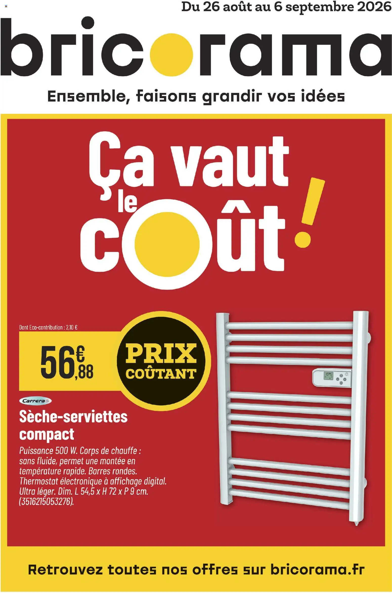 Prévisualisation de Bricorama catalogue du magasin Bricorama formulaire valide 26/08/2026