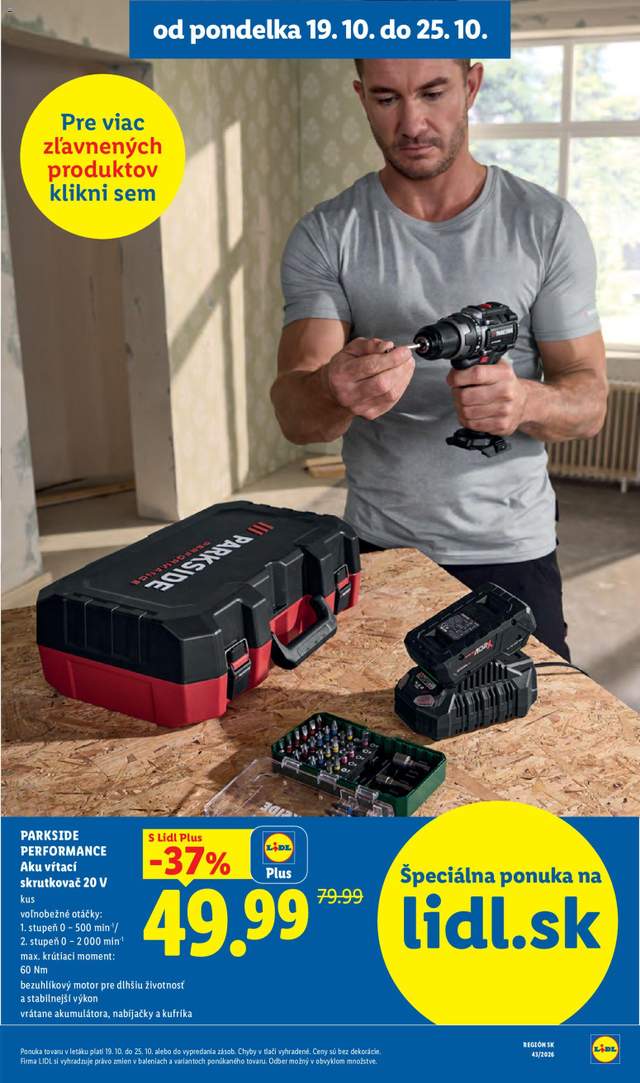 Nový Lidl leták od 19.10.