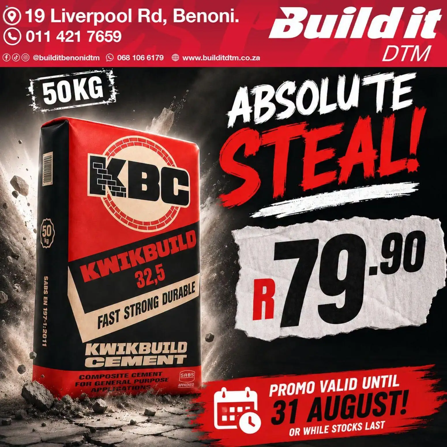 Preview of Build It flyer valid from 01/08/2026