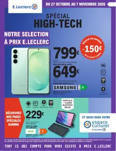 Prévisualisation de E.Leclerc High-Tech du magasin E.Leclerc formulaire valide 27/10/2026