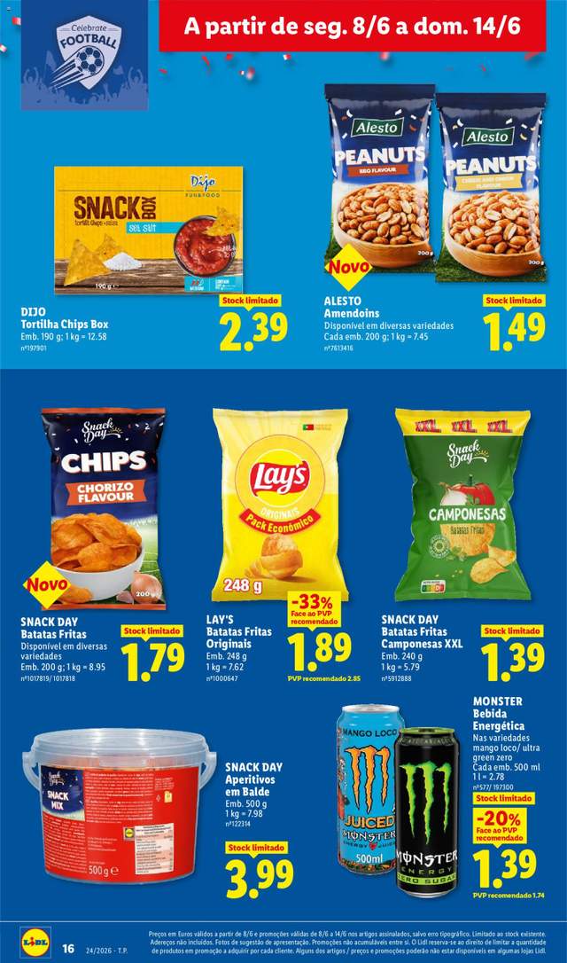 Novo folheto Lidl a partir de 08/06