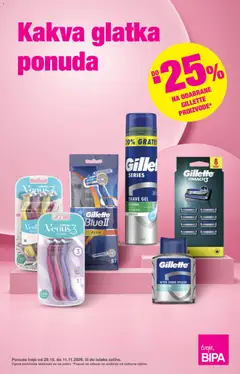 Pregled letka Bipa Katalog trgovine Bipa vrijedi od 29.10.2026
