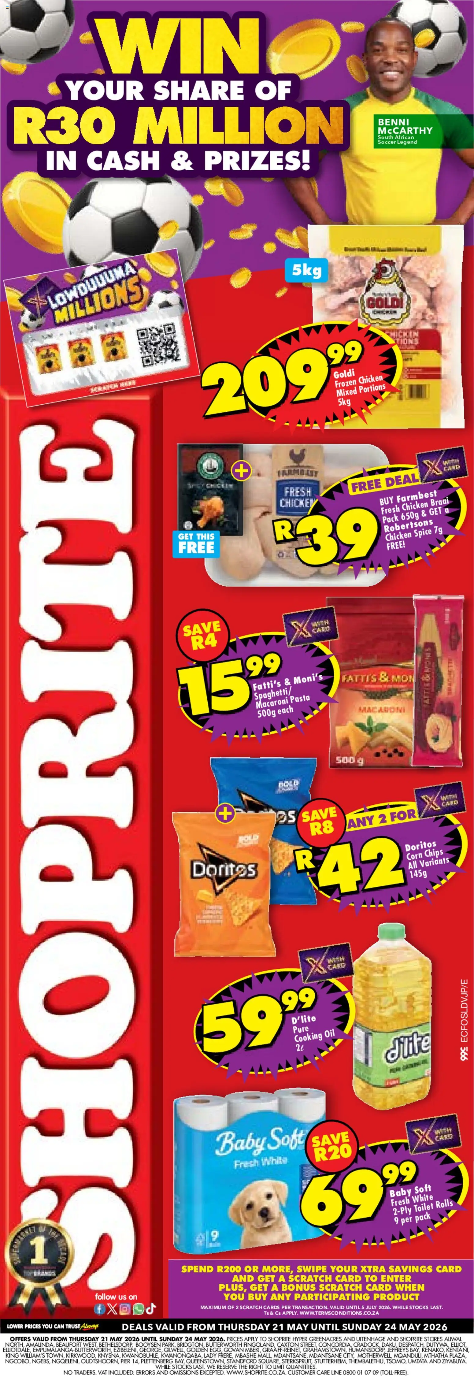 Preview of Shoprite flyer valid from 21/05/2026