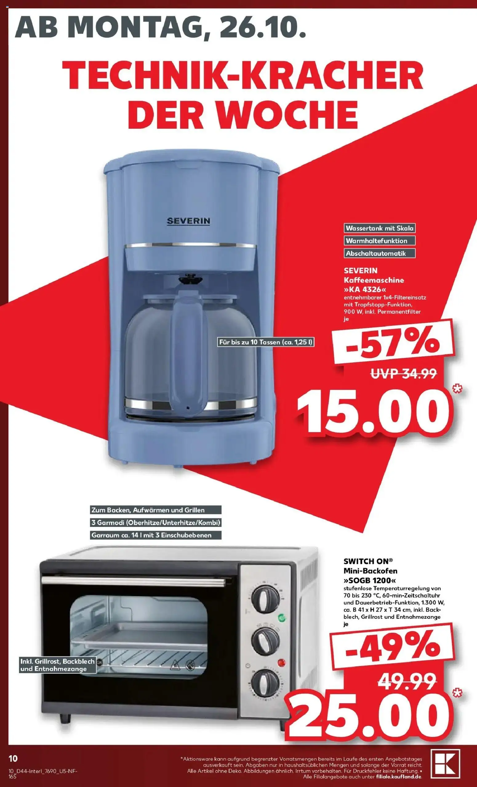 Vorschau von dem Prospekt des Geschäftes Kaufland, gültig ab dem 26.10.2026