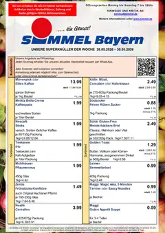Vorschau von dem Prospekt des Geschäftes Simmel, gültig ab dem 26.05.2026