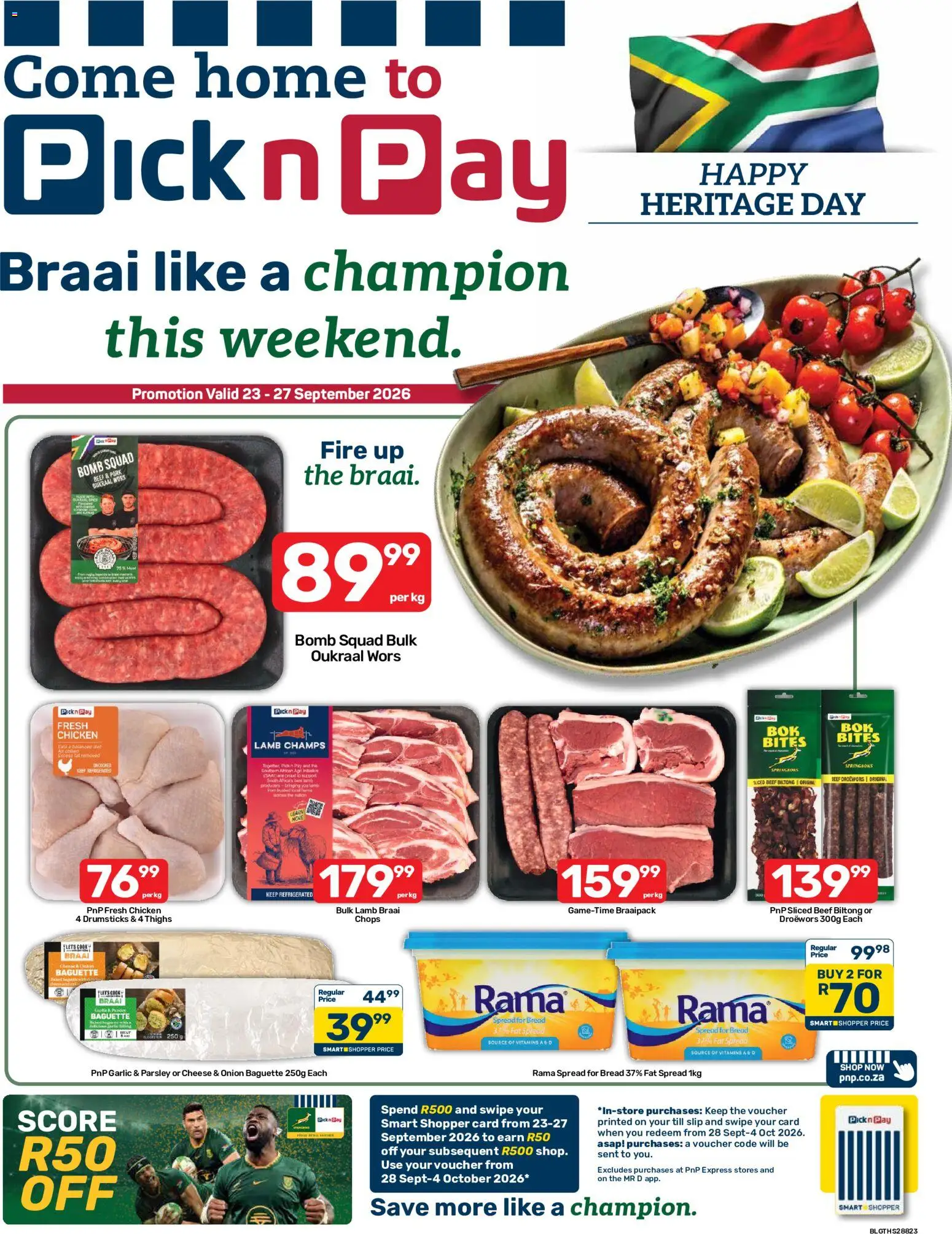 Preview of Pick n Pay flyer valid from 23/09/2026
